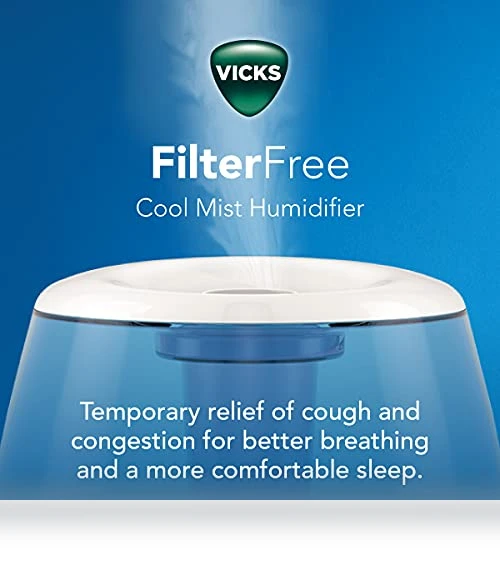 Filter-Free Ultrasonic Humidifier — Air Moisturizers, Vicks
