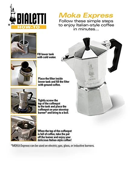 Iconic Stovetop Espresso Maker — Stovetop Moka Pots, Bialetti