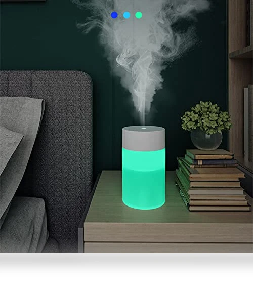 Mini Humidifier with 7 Color LED — Air Moisturizers, HOTFFISH