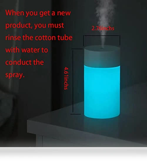 Mini Humidifier with 7 Color LED — Air Moisturizers, HOTFFISH