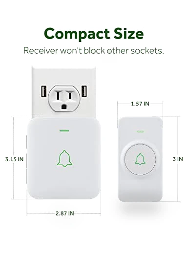 Mini Waterproof Wireless Doorbell — Kits, AVANTEK