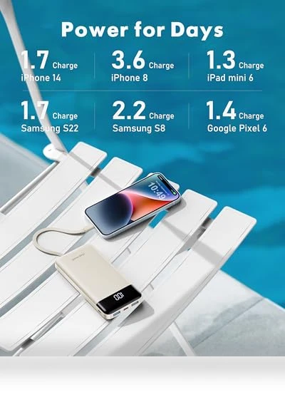 Portable Charger with Built-in Cables — Charging Solutions, Dong guan Utopia-Originality Technology Co., Ltd