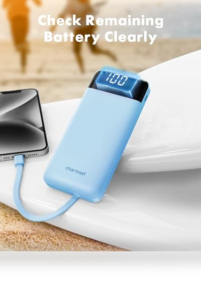 Portable Charger with Built-in Cables — Mobile Power Solutions, Dong guan Utopia-Originality Technology Co., Ltd