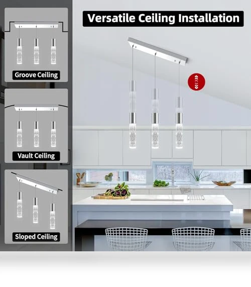 Smart 3-Light LED Pendant Lighting — Pendants, OKELI