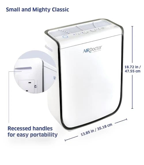 Smart Air Purifier for Small Rooms — HEPA Air Purifiers, AirDoctor