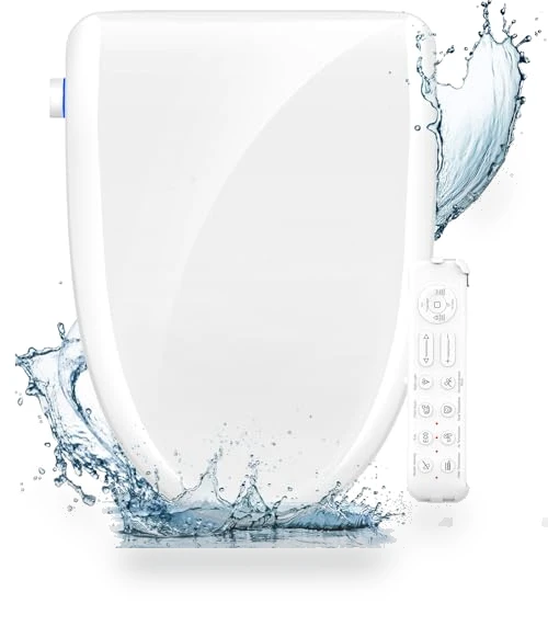 Smart Heated Toilet Seat with Warm Water & Dryer — Bathroom Essentials, FVZ