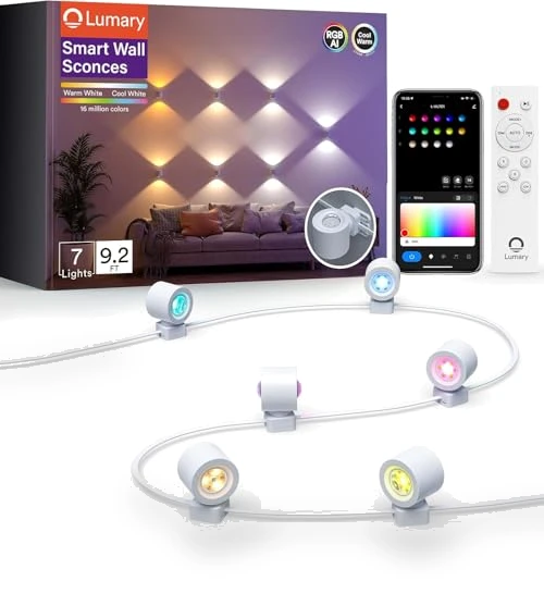 Smart Wall Sconces — LED Strips, Lumary