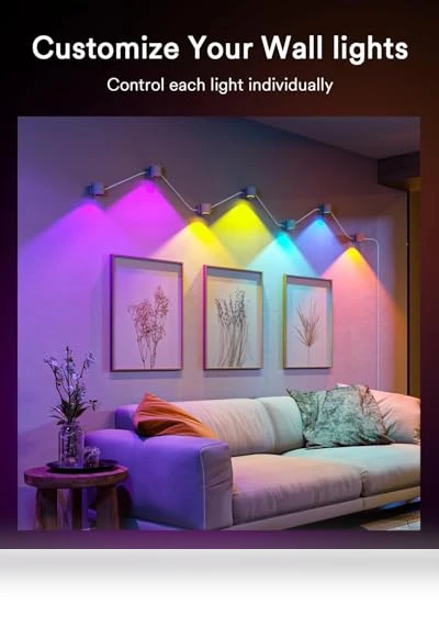 Smart Wall Sconces — LED Strips, Lumary