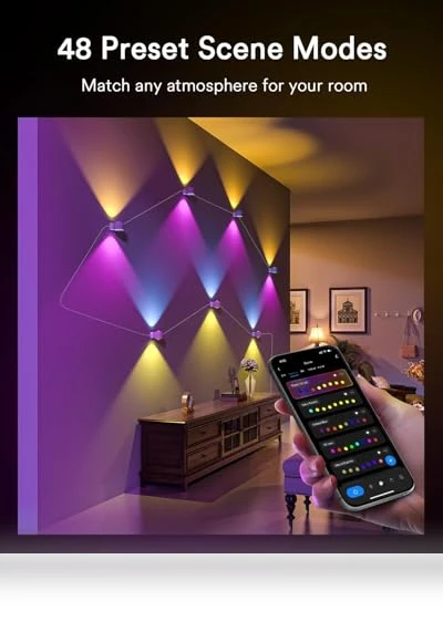 Smart Wall Sconces — LED Strips, Lumary