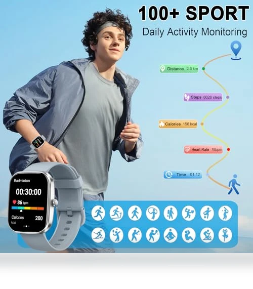 Smart Watch with Fitness Tracking — Smartwatches, Soudorv
