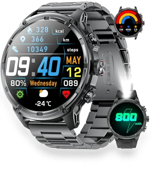 Smart Watch with LED Flashlight — Smartwatches, LIGE