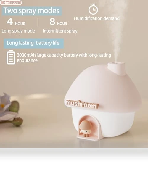 Ultrasonic Humidifier with Sunset Light — Air Moisturizers, fuliying