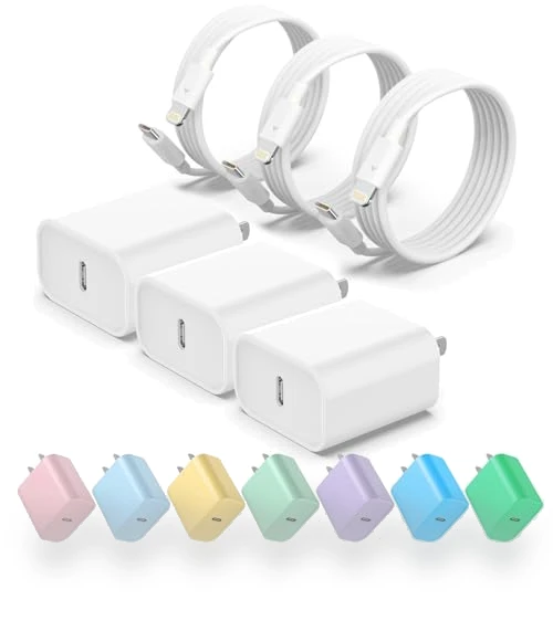 USB C Fast Charger with Lightning Cable — Lightning, ILOUYU