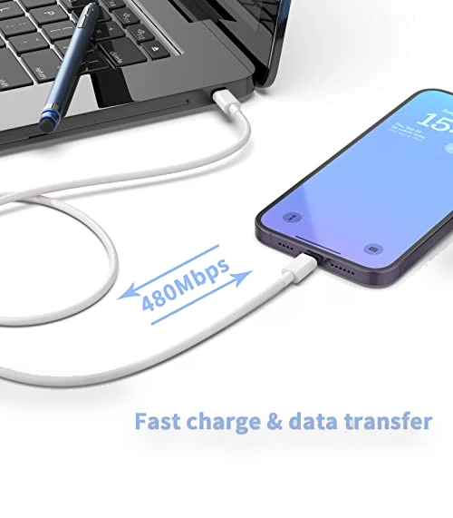 USB C Fast Charger with Lightning Cable — Lightning, ILOUYU