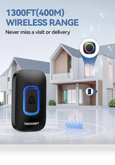 Wireless Doorbell with RGB Lighting — Kits, TECKNET