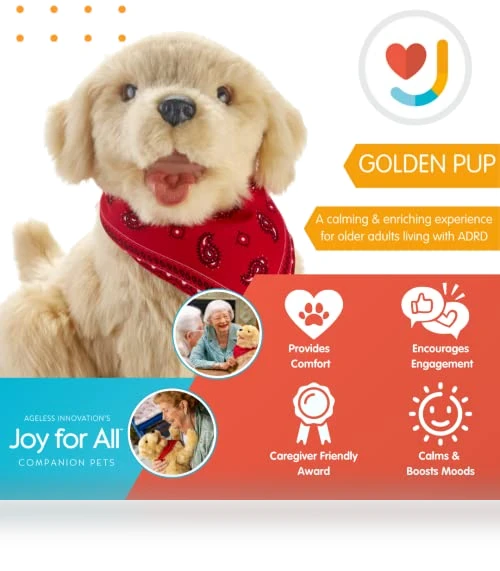 Companion Pet for Seniors - Lifelike Animatronic Dog — Interactive Animal Companions, JOY FOR ALL