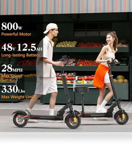 Electric Scooter with Seat — Push Scooters, IENYRID