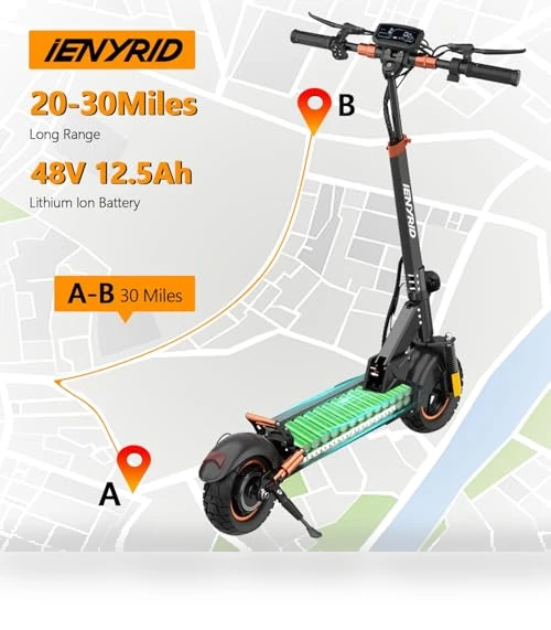 Electric Scooter with Seat — Push Scooters, IENYRID