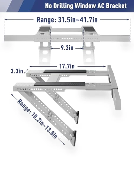 No Drilling Air Conditioner Support Bracket — Window, LEOPO