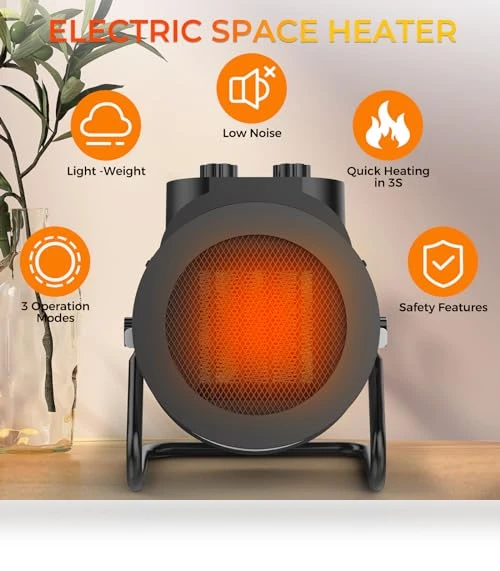 PTC Electric Space Heater — Portable Heating Solutions, Elevoke