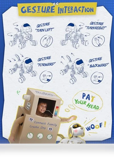 Remote Control Robot Dog Toy — Interactive Figures & Robots, Ruko