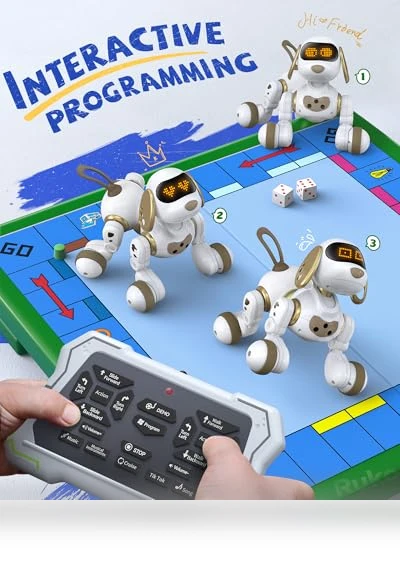 Remote Control Robot Dog Toy — Interactive Figures & Robots, Ruko