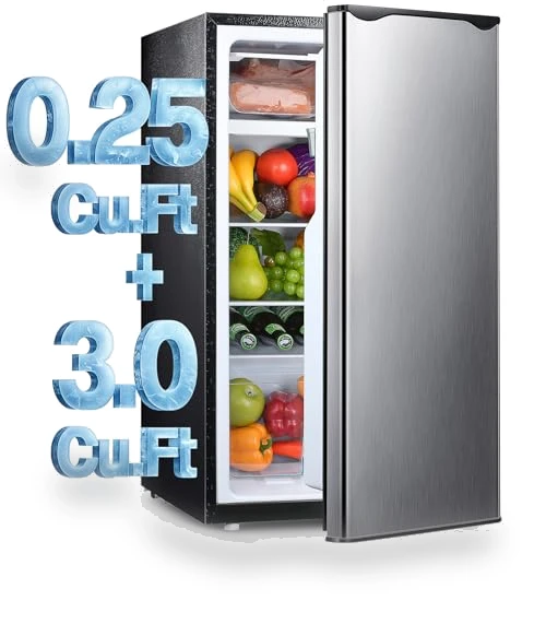 Single Door Refrigerator with Freezer — Mini Fridges, Anypro