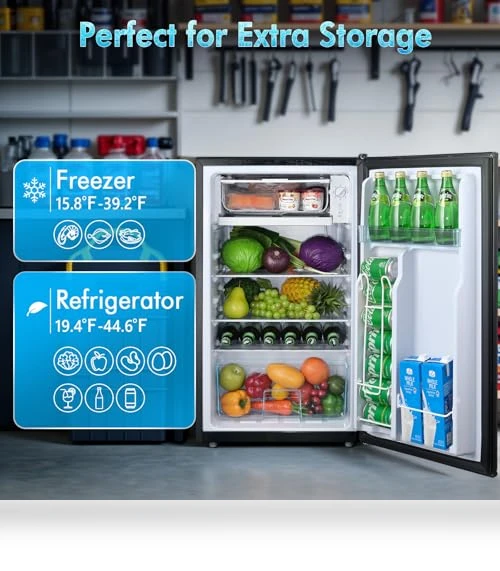 Single Door Refrigerator with Freezer — Mini Fridges, Anypro