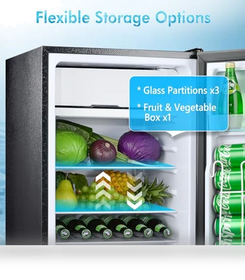 Single Door Refrigerator with Freezer — Mini Fridges, Anypro