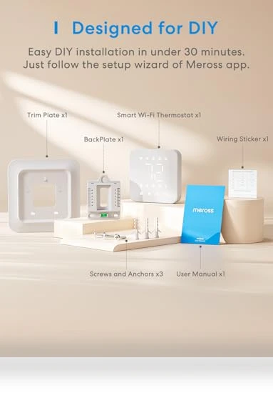 Smart Thermostat for Home — Smart Climate Control, meross