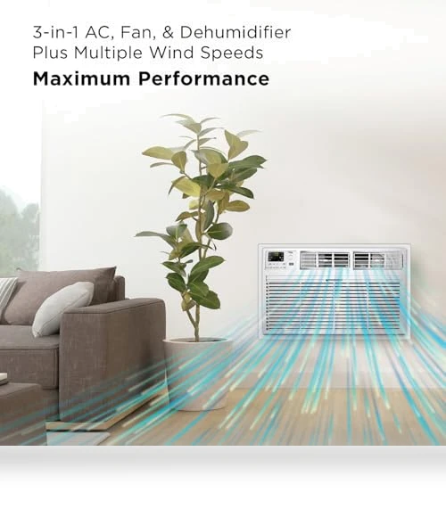Smart Through-The-Wall Air Conditioner, Fan & Dehumidifier — Air Moisture Control, TCL