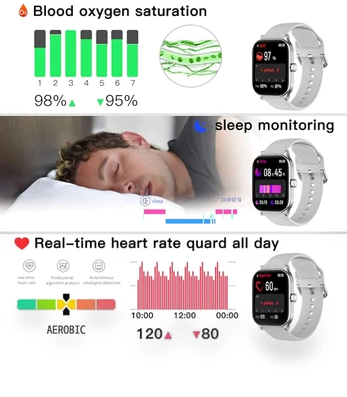 Smart Watch with Health Monitoring — Smartwatches, Othalne