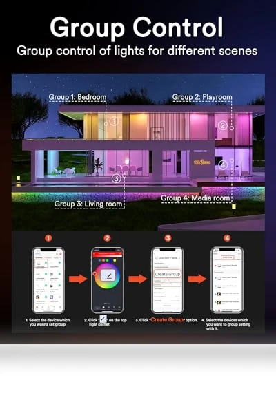 Smart WiFi Recessed Lights — Under-Cabinet Lights, Lumary