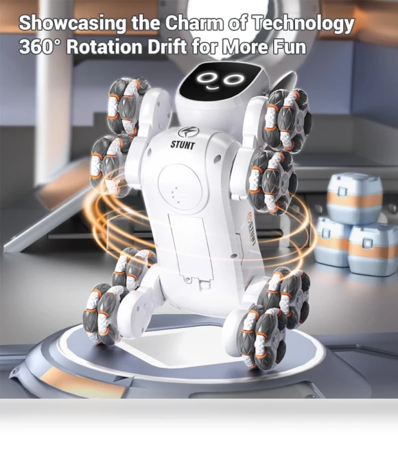 Stunt Remote Control Robot Dog — Interactive Figures & Robots, JJRC