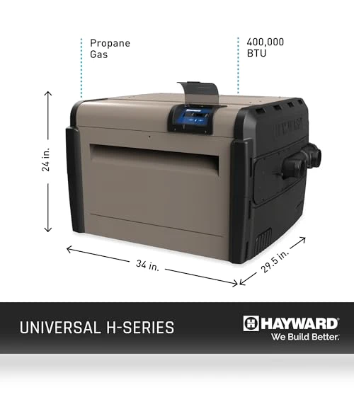 Universal H-Series Propane Pool and Spa Heater — Swimming Pool Heaters, Hayward