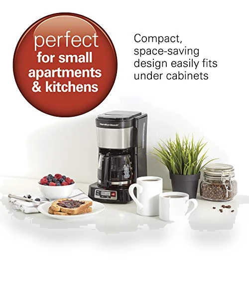 5 Cup Drip Coffee Maker with Easy FrontFill Basket — Coffee Makers, Hamilton Beach
