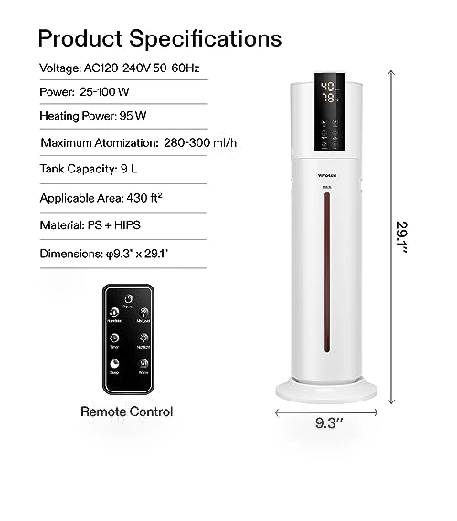 9L Air Humidifier — Air Moisturizers, VIVOSUN