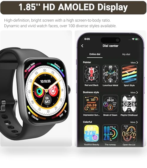 AMOLED S7 Smart Watch — Smartwatches, TOZO