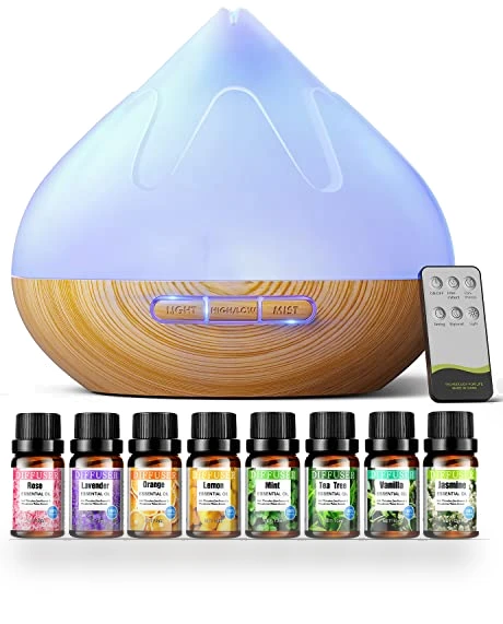 Aroma Diffuser with Essential Oils Set — Air Moisturizers, Dynooper