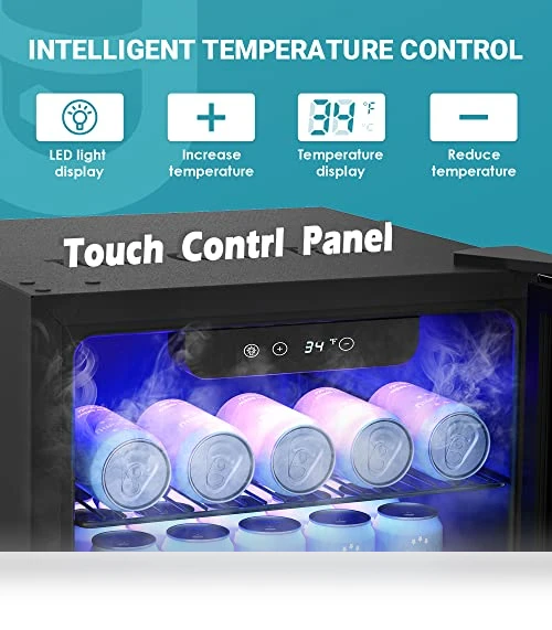 Beverage Refrigerator Cooler — Mini Fridges, EUHOMY