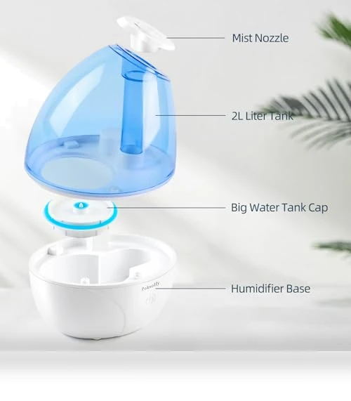 Cool Mist Humidifier — Air Moisturizers, Poksolfy
