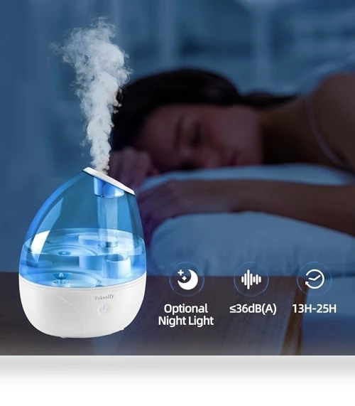 Cool Mist Humidifier — Air Moisturizers, Poksolfy