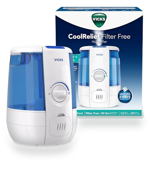 CoolRelief Cool Mist Humidifier — Air Moisturizers, Vicks