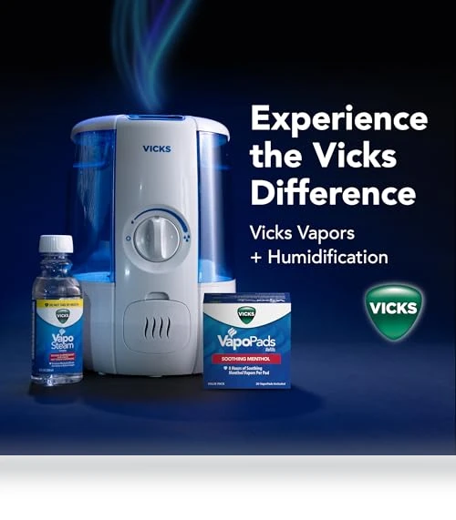 CoolRelief Cool Mist Humidifier — Air Moisturizers, Vicks