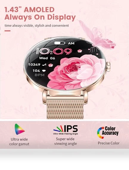 Elegant Smart Watch for Women — Smartwatches, SUNKTA
