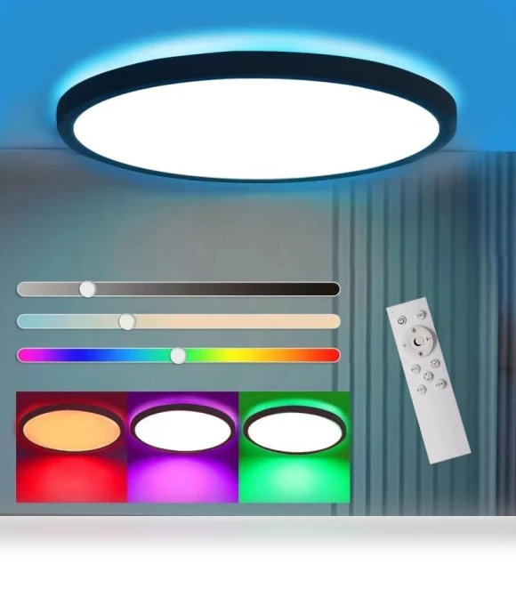 Flush Mount LED Ceiling Light — Overhead Lighting