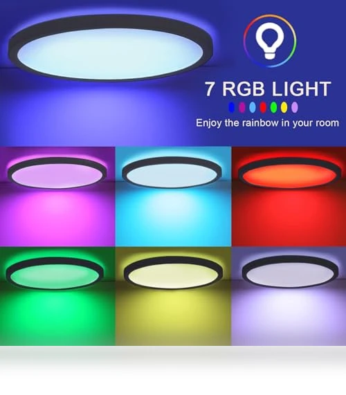 Flush Mount LED Ceiling Light — Overhead Lighting