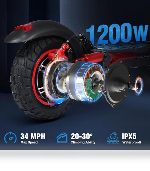 Folding Electric Scooter with Seat & Double Suspension — Push Scooters, ITOYXES