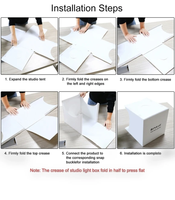 Folding Portable Light Photo Lighting Studio Shooting Tent Box Kit — Shooting Tents, PULUZ