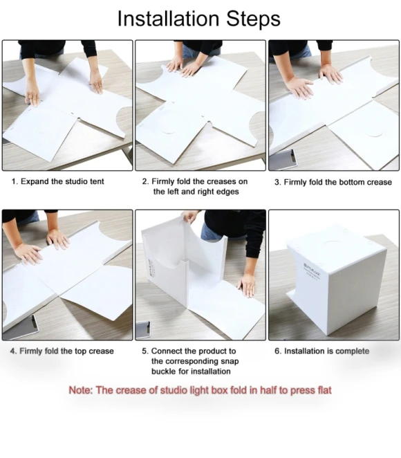 Folding Portable Light Photo Lighting Studio Shooting Tent Box Kit — Shooting Tents, PULUZ
